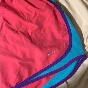 Pink Nike dri-fit shorts